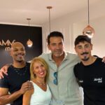 L'ex azzurro Gigi Buffon in Abruzzo con la moglie Ilaria: ieri sera caos in centro a Sulmona, oggi con Gravina sarà a Lettomanoppello