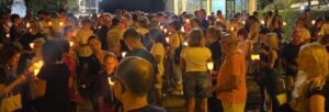 A Fossacesia centinaia di persone per la fiaccolata e le preghiere in memoria di Diomede Barchiesi