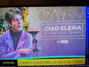 Addio Elena Pero, è morta a 60 anni la voce del tennis di Sky