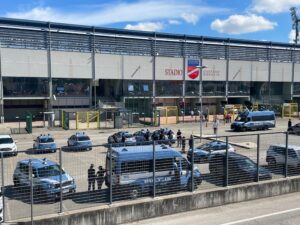 Stadio Bonolis blindato per Teramo-Giulianova: seimila spettatori per il derby d'Abruzzo