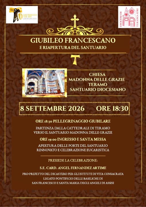 L'8 settembre riaprirà il Santuario della Madonna delle Grazie