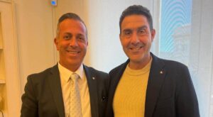 Un'immagine di Antonio Di Gianvittorio e del generale Roberto Vannacci di Futuro Nazionale