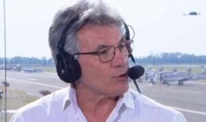 Un'immagine del giornalista aquilano Andrea Fusco