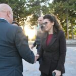 Un'immagine della vice ministra Maria Teresa Bellucci a Palmoli