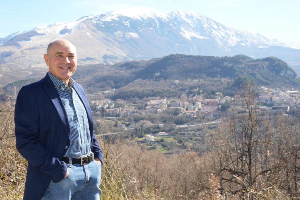 Una foto di Franco Parone sindaco di Caramanico