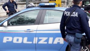 Un'immagine della polizia di stato intervenuta sul luogo dell'incidente